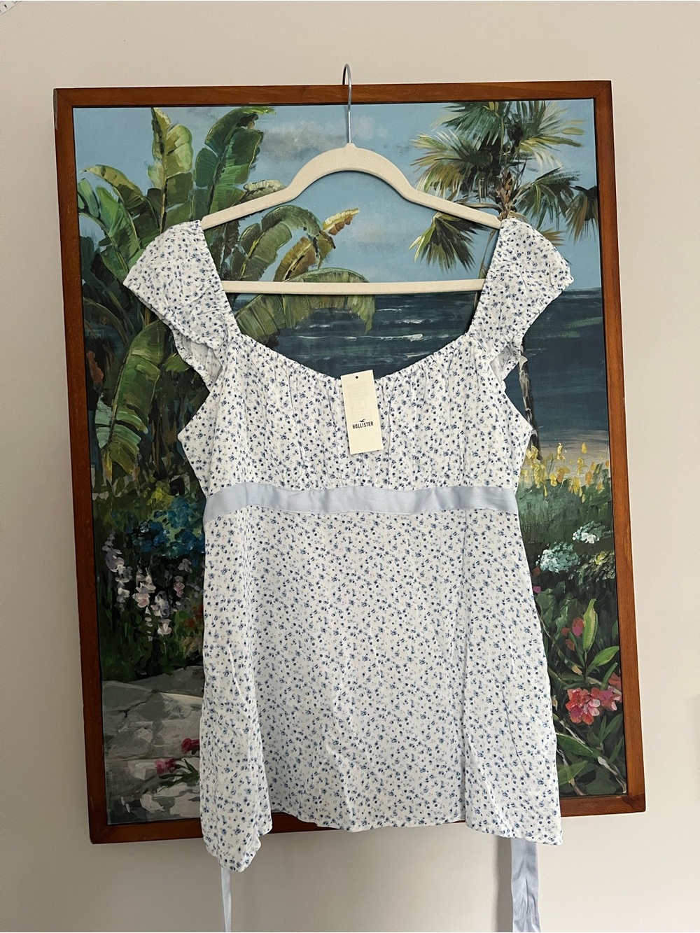 Hollister babydoll top blouse